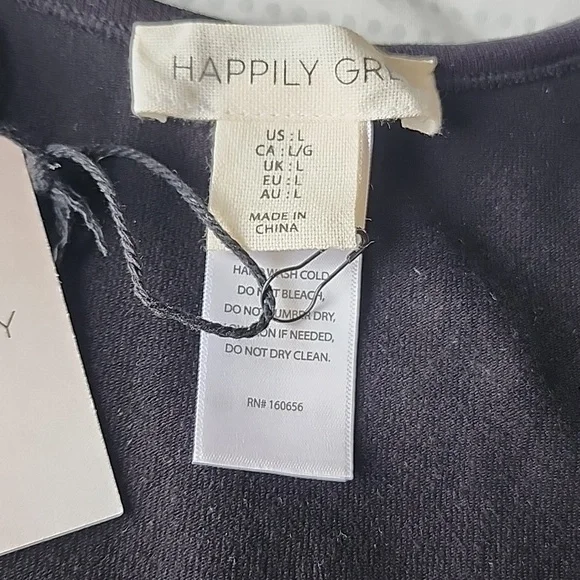 2 Womens Happily Grey Baby Tees - Picture 3 of 9
